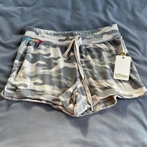 PJ Salvage Gray Camo Shorts